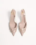 Valentino Vlogo Signature Calfskin Slingback Pump 80 Mm / 3.15 In. - Image 5